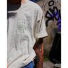 American Street Retro Sports Style Short Sleeve Skateboard Niche Round Neck Cotton Sports Leisure Shoulder Short Sleeve T-shirt Women