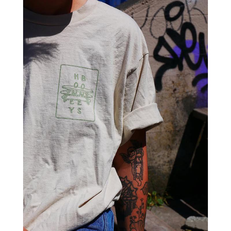 American Street Retro Sports Style Short sleeve Skateboard Niche round Neck Cotton Sports Leisure Shoulder Short sleeve T-shirt Women