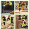 ONEGREEN Trapano Avvitatore a Percussione Elettrico 25+3 Coppia 2 Velocità Regolabile Avvitatore Elettrico Senza Fili Utensile Elettrico Per Batteria Makita 21V Pin