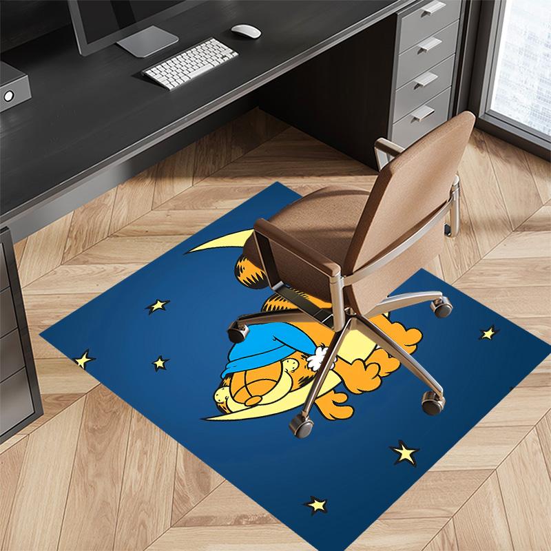 Cute Garfield Printed Absorbent Washable Carpet, Non-Slip Bathroom Mats, Kitchen Rugs, Yoga Mat,Living Room Entrance, Camping Picnic Rugs