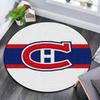 Tappeto Rotondo Montreal Canadiens, Tappeto per Soggiorno Camera da Letto Divano Sala Giochi Decorazione, Tappetino Antiscivolo