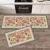 Minimalist Line Drawing Flower Kitchen Non Slip Floor Mat Waterproof Oil Proof Kitchen Strip Carpet Home Decoration