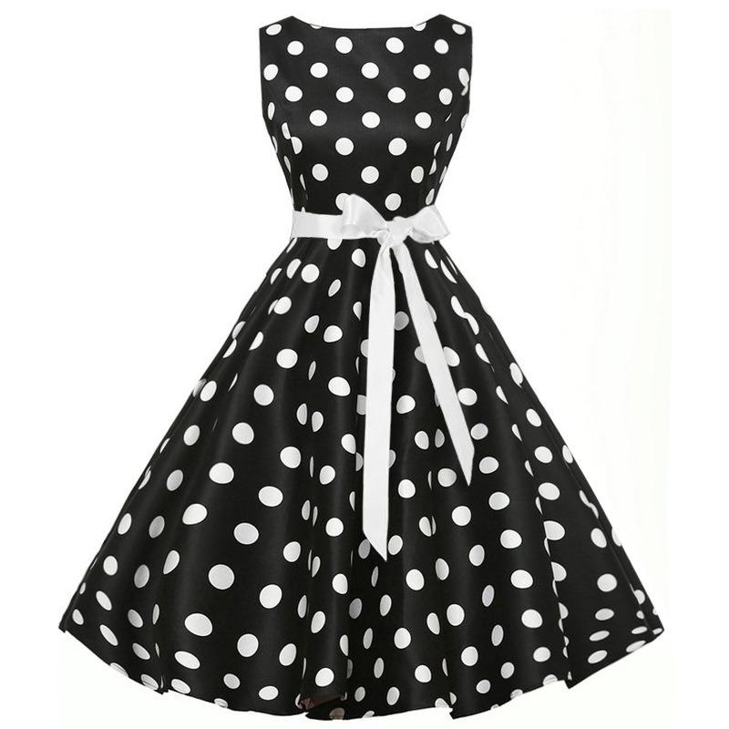 BITCED Fashion Summer Spring Sleeveless O-Neck Casual Dresses