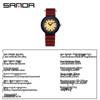 Sanda Bestselling Luminous Jelly Watch: Colorful, Waterproof Silicone Sports Quartz for Men & Women