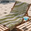 Olive Green Zebra Oversized Microfiber Beach Towel Sand Proof Quick Dry, Absorbent for Swimming Pool Travel Camping