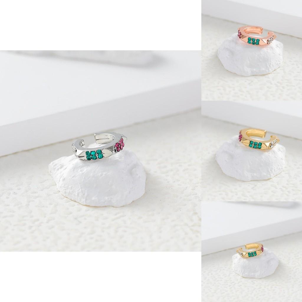 Bold And Unique Geometric Ear Cuff For Women With Sparkling Stones