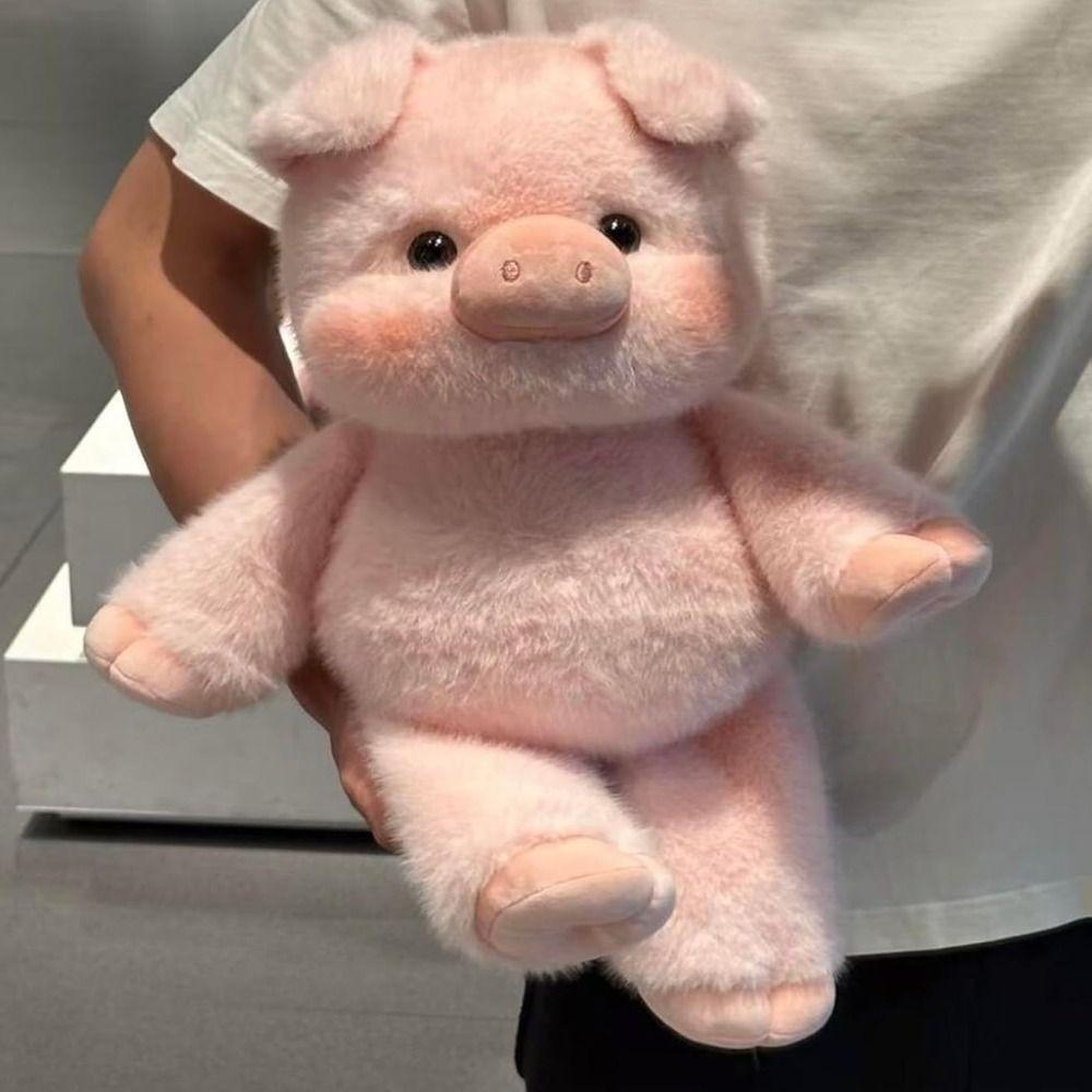 Creative Gift Soft Pig Stuffed Animal Plush Pillow Emotional Support Cute Stuffed Animals Plush 17.7inch Stuffed Toys
