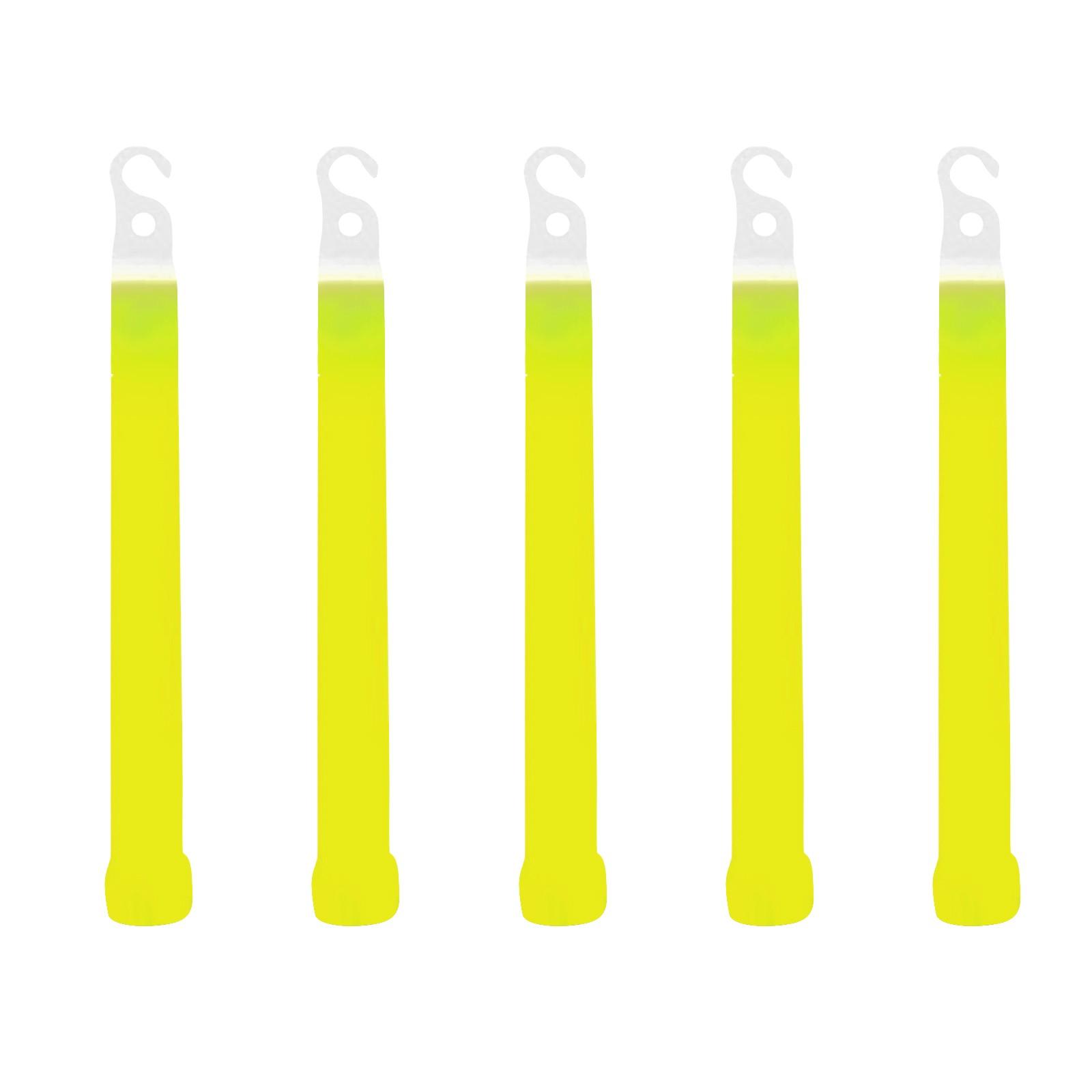 

5 шт. можно повесить светящиеся палочки для вечеринок, уличные светящиеся инструменты, 6 мл жёлтый