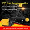 A333 Iron Steel Strap Packer: Manual Strapping Machine with Yin Yang Buckle