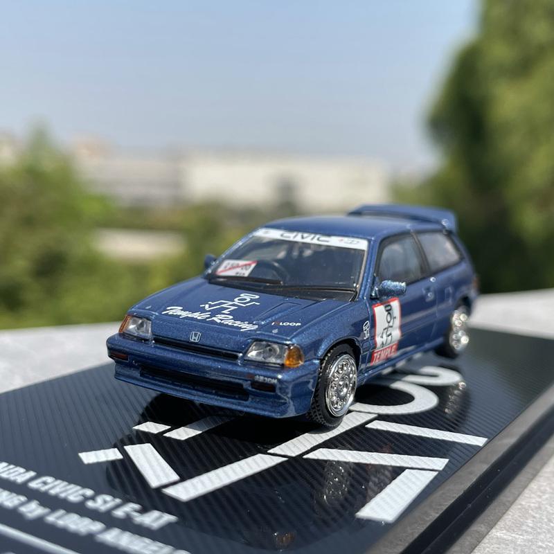 1:64 Honda WONDER CIVIC Alloy Street Sports Car Model Diecast Metal Racing Vehicles Car Model Miniature Scale Childrens Toy Gift