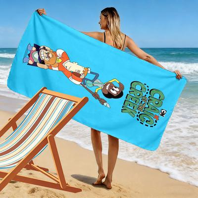 Craig Squad Print Beach Towel, Large Soft Quick Dry Towel for Beach Camping Swimming