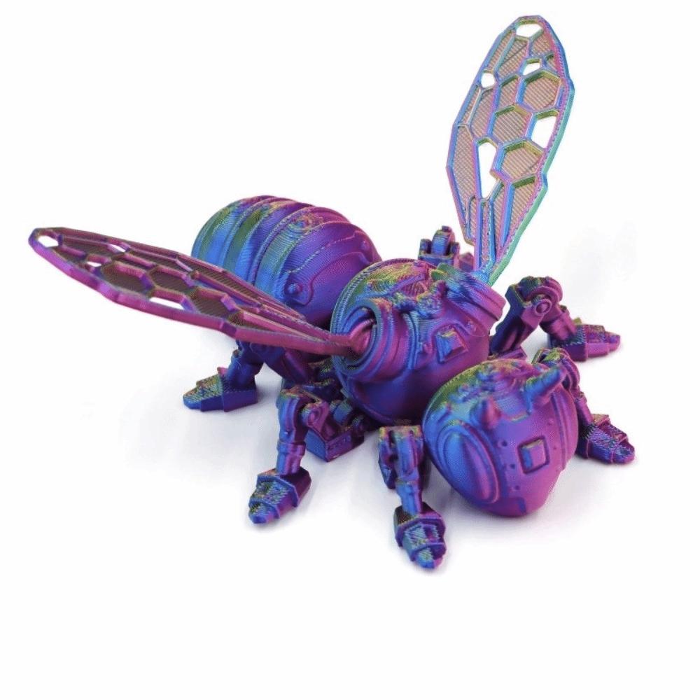 Movable Joint Mechanical Bee Toy Wing Joints Movable Joint Insect Toy  Home Decorations