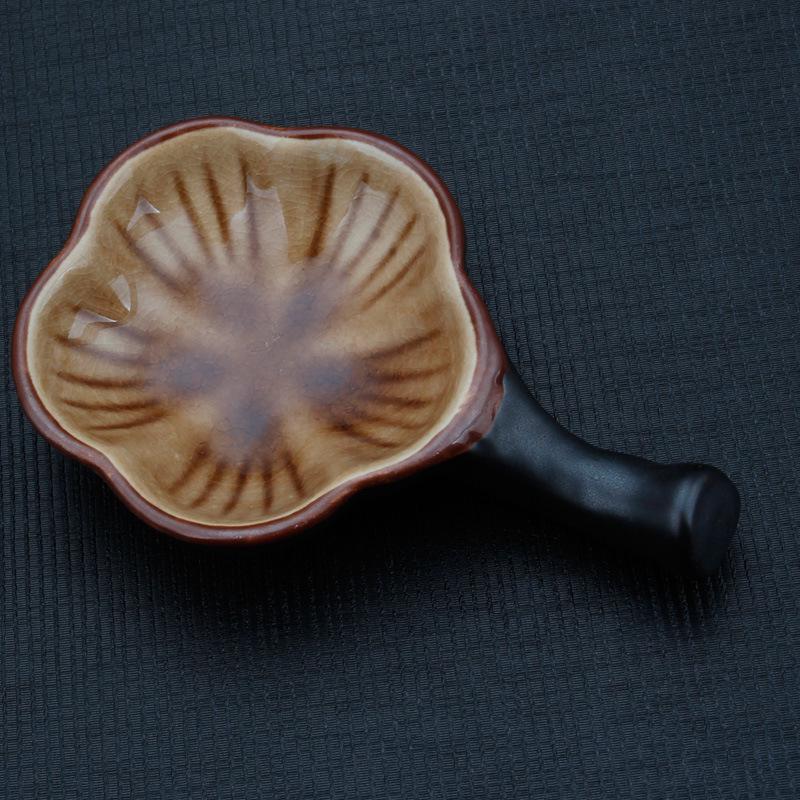 Multi-functional Ceramic Inkstone Set with Lid and Brush Holder
