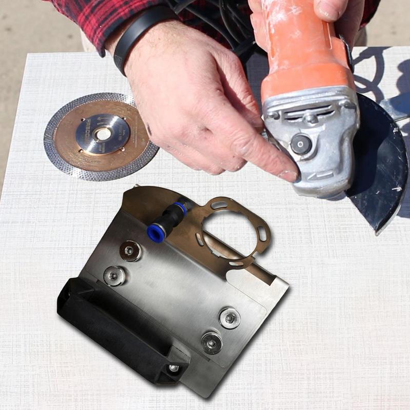 Angle Grinder Holder 45 Degree Metal Angle Grinding Tile Chamfering Bracket Angle Grinder Attachment For Plastering Carpentry