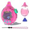 Dla Tamagotchi zestaw do pełnej ochrony twarde etui PC kot Przezroczysty Jezioro Niebieski Aqua Niebieski kot Ładowanie możliwe w etui Zawiera otwór na smycz
