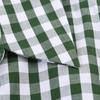 European Style Mid-Length Green Plaid Shirt Dress - Women's Spring 2026 Collection