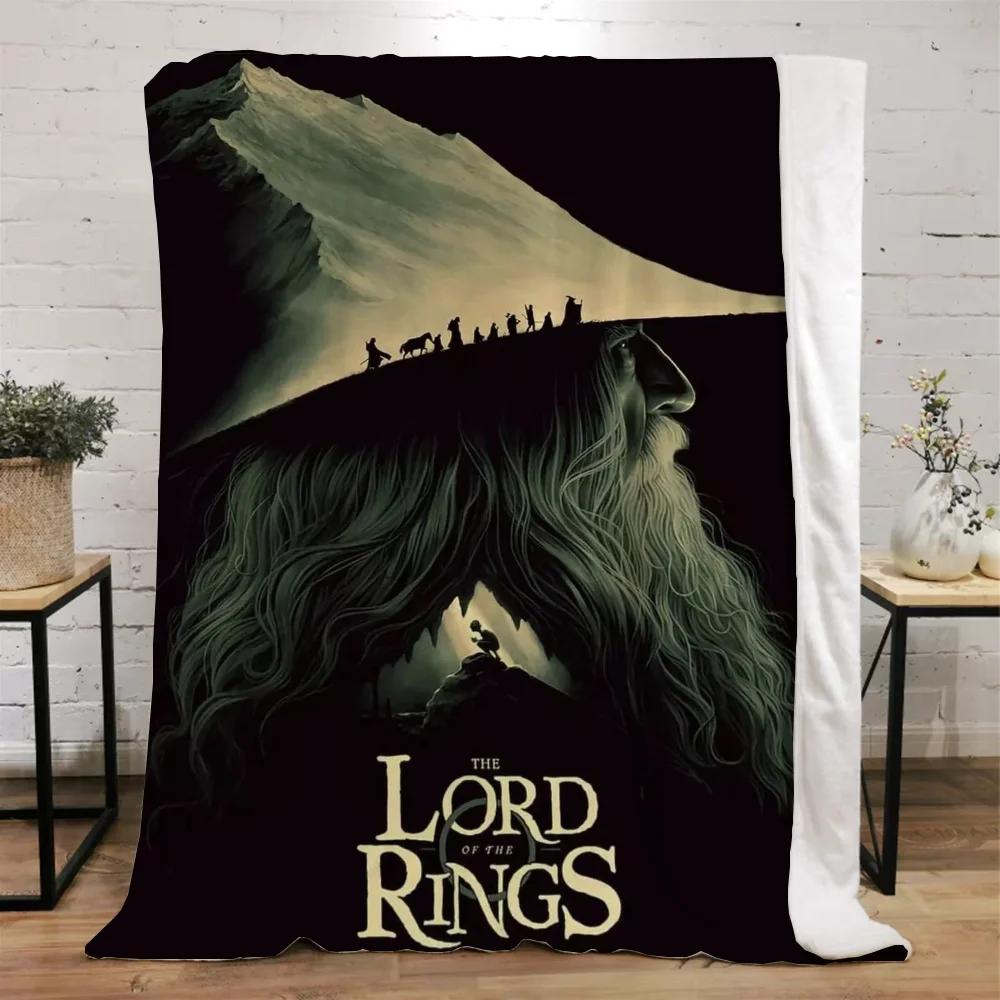The Lord of the Rings Fleece Throw Blanket for Sofa Decoration Bed Blankets King Size Home Interior Knitted Plaid Luxury Bedding