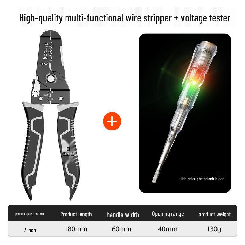 Multi-Functional Electrician Wire Stripper & Cutter Tool