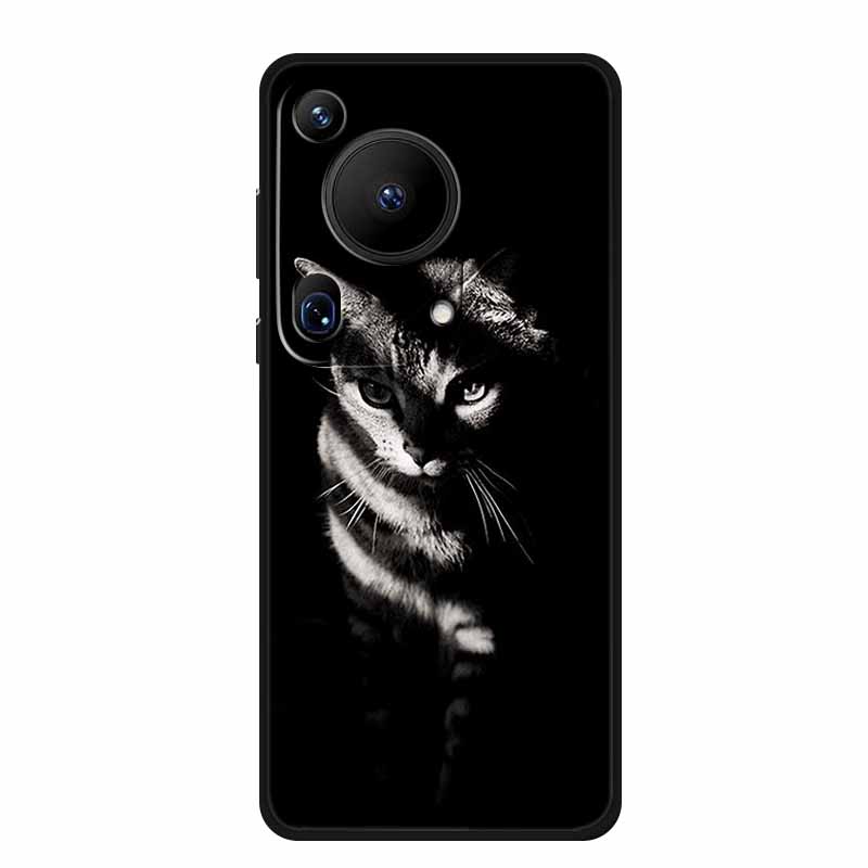 For Huawei Pura 70 Pro Ultra Case Pura70 Pro Black Silicone Soft Back Cover Case For Huawei Pura 80 Pro Ultra Phone Case Pura80