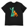 Gumby and Pokey TShirt Man Tshirt Luxury Designer Street Wear Men Workout Shirt