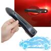 Black Carbon Fiber Car Handle Or ABS Chrome Door Handles Cover for Peugeot 208 MK1 2012~2018 Car Accessories Styling GTI Active
