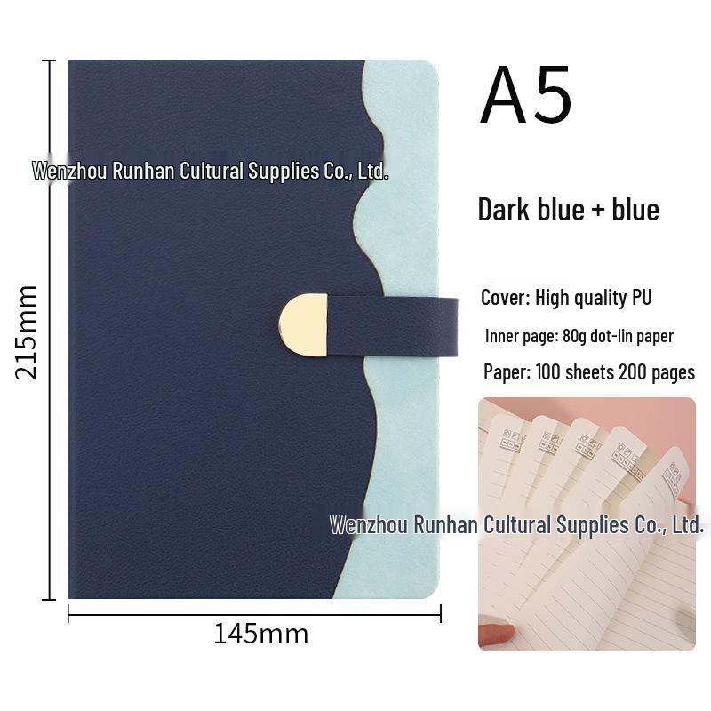A5 Notebook & Thermos Cup Set: Custom Gift Box with Temperature Display Cup for Business Gifts