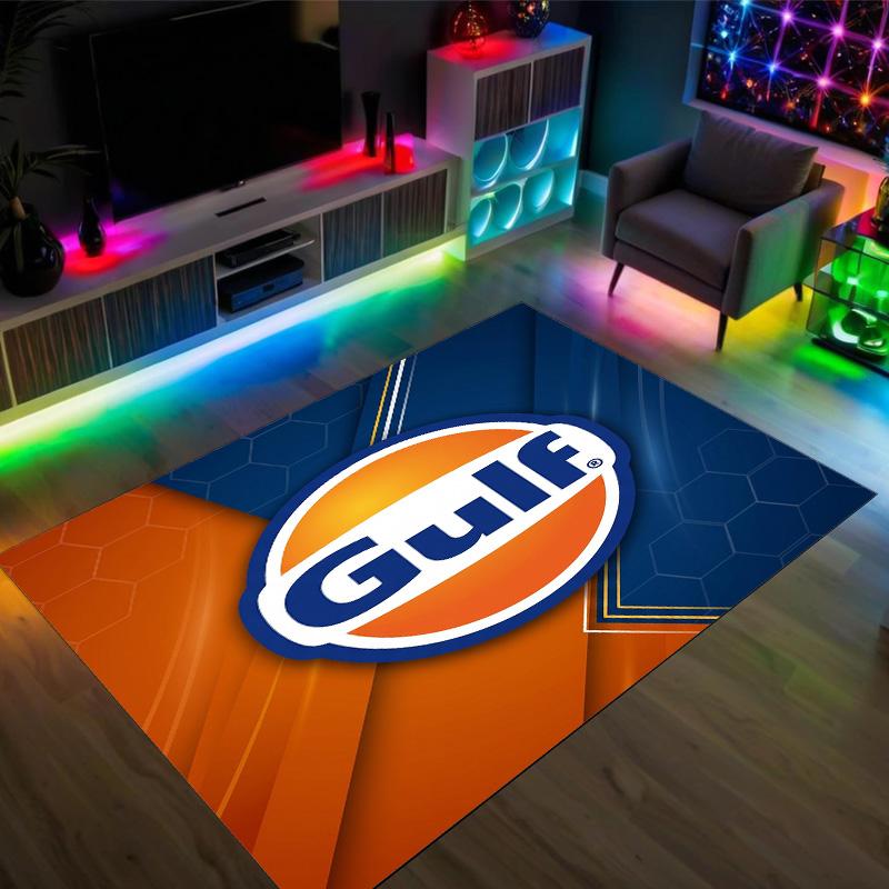 Gulf Design Crystal Velvet Carpet Cozy Non?Slip Printed Rug For Bedroom Living Room Entrance