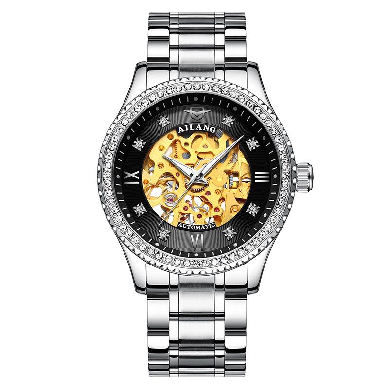 AILANG Neue Mechanische Skelett Automatik Uhr Business Mode Herrenuhr