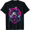 Punk Harajuku Fashion Funny Meme Cat Girl Fashion Graphic Print T-shirt Men Women Oversized Short Sleeve Streetwear Hip Hop Fashion O-neck Cotton Top