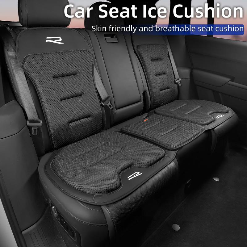 abcd1 Breathable Car Seat Cover Ice Silk Backrest Cushion Rearseat Protector Mat For VW Golf Polo Tiguan T5 Passat b6 Jetta Scirocco