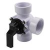 3 Way Pool Pump Valve Boiler Water Flow Control About 1.5 Inch 3-Way Shutter Valve Compatible With Pool Equipment