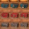 Box Jewelry Wooden With Lock Vintage Desktop Organizer For Home Decor Office