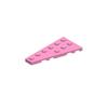 50pcs 54384 Wedge Plate 6 X 3 Left Bricks Collections Bulk Modular GBC Toy For Technical MOC Set Buildings Blocks Compatible