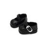 British Style Shoes Boots with Black Buckles Retro Dress Up Footwear  for 1/6 BJD Dolls