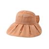Windproof Women Pearl Bucket Hat Anti-UV Beach Cap Big Brim Sun Hat  Summer Spring Autumn