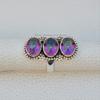 Natürlicher Mystic Topas Ring, Mehrsteinring, Handgefertigter Ring, 925er Sterling Ring Ovaler Mystic Topas Ring, Geschenk für sie, Verlobungsring