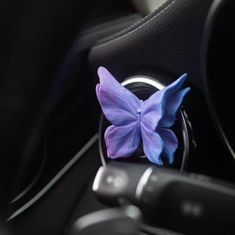 1Pcs Butterfly Shape Car Aroma Diffuser Fragrance Stone Air Freshener For Automobile Interior Decoration Diy Accessories