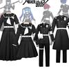 Tsukumo Kako Sizuhara Hiruko Damenmantel-Kleid-Set Cosplay Kostüm Anzug Die Hundert Cos Linie -Letzte Verteidigungsakademie Halloween Anzug