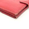 LOEWE anagram Wallet Compact Wallet Folded wallet Leather Red