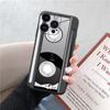 Módní, vtipná, měkká pouzdra na telefon s retro vzorem pro iPhone 15 Pro 6 14 XS 13 Max XR 12 Mini 7 Plus X SE 8 11 TPU nárazuvzdorný černý kryt