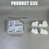 Christmas Tree Silicone Mold Xmases Tree Epoxy Casting Mold Candle Mold for Candle Making Christmas Ornament Resin Mold