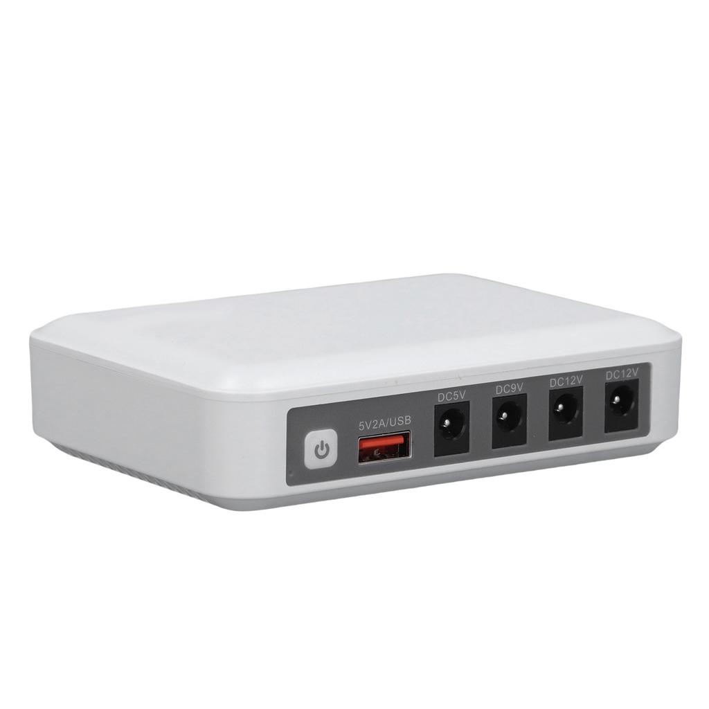Mini UPS 6000mAh Large Capacity 5V 9V 12V Output Multiple Guards Router Uninterruptible Power Supply EU Plug