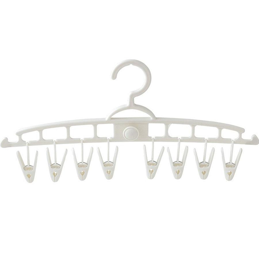 Home Windproof Socks Clip Drying Rack, Multifunctional Plastic Vest, Seamless Hanging, Wide Shoulder, Anti Slip Clothing Support