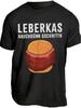 Men's & Unisex German Leberkäse T-Shirt - Bavarian Food Themed Collectible Tee with Leberkase Print