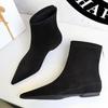 Fashion Sexy Pointed Toe Women High Heels Shoes Fashion Wedges Ankle Boots 2025 Trend New Party Dress Elegant Hot Sale Zapatos De Mujer