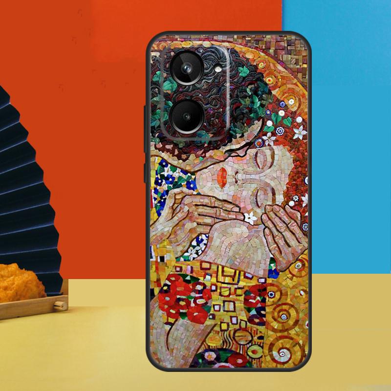 Gustav Klimt Kiss Art For Realme 15 Pro 10 11 12 13 14 Pro Plus GT6 GT7 C51 C53 C55 C61 C63 C65 C67 C71 C75 Case
