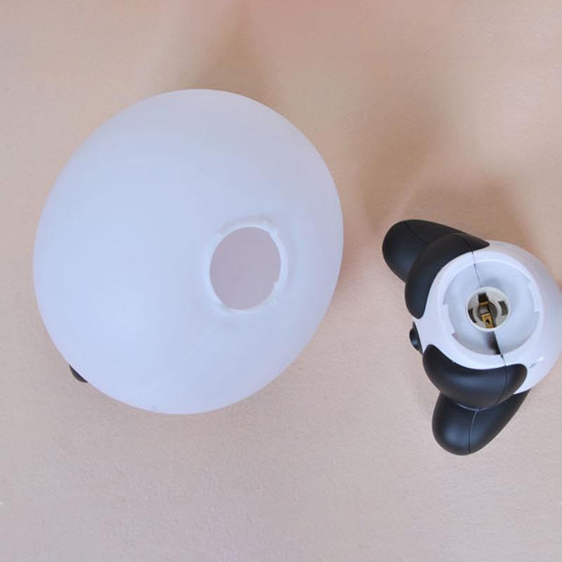 Lampy do sypialni dla dzieci lampka nocna zwierzęta kreskówkowe Panda pcv plastikowa lampa uśpienia Led Kid żarówka lampka nocna dla dzieci wtyczka EU/US