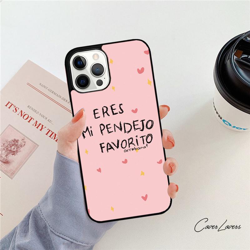 

Spanish Quotes Phone Case For Apple iPhone 17 Air 11 Pro Max Plus Coque For iPhone 17 Air 14 15 16 13 12 Max Cover iPhone 13