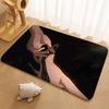 Anime Tears on a Withered Flower Floor Mat Floor Mat Soft Flannel Non-Slip Door  Rug for Living Room