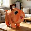 Süßes orangefarbenes Mini-Stofftier Flauschiges Sägekopf-Design Weiche Stofftierpuppe Sammlerstück Geschenk für Kinder Schreibtischdekoration